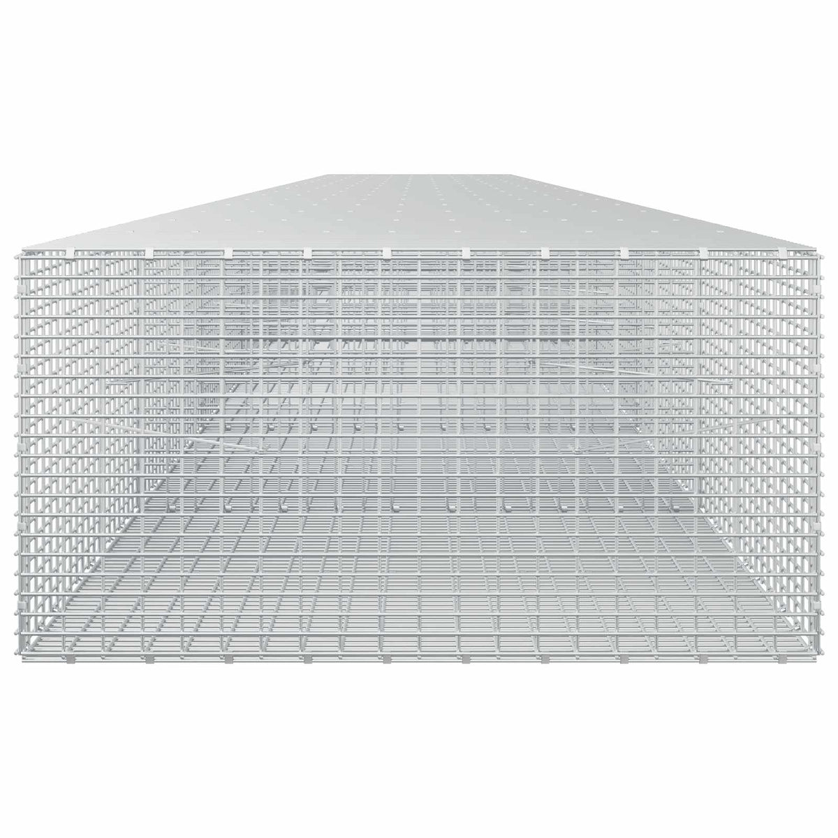 vidaXL Gabion z drutu 3,5 mm i siatką 5x2,5 cm 800x100x50 cm