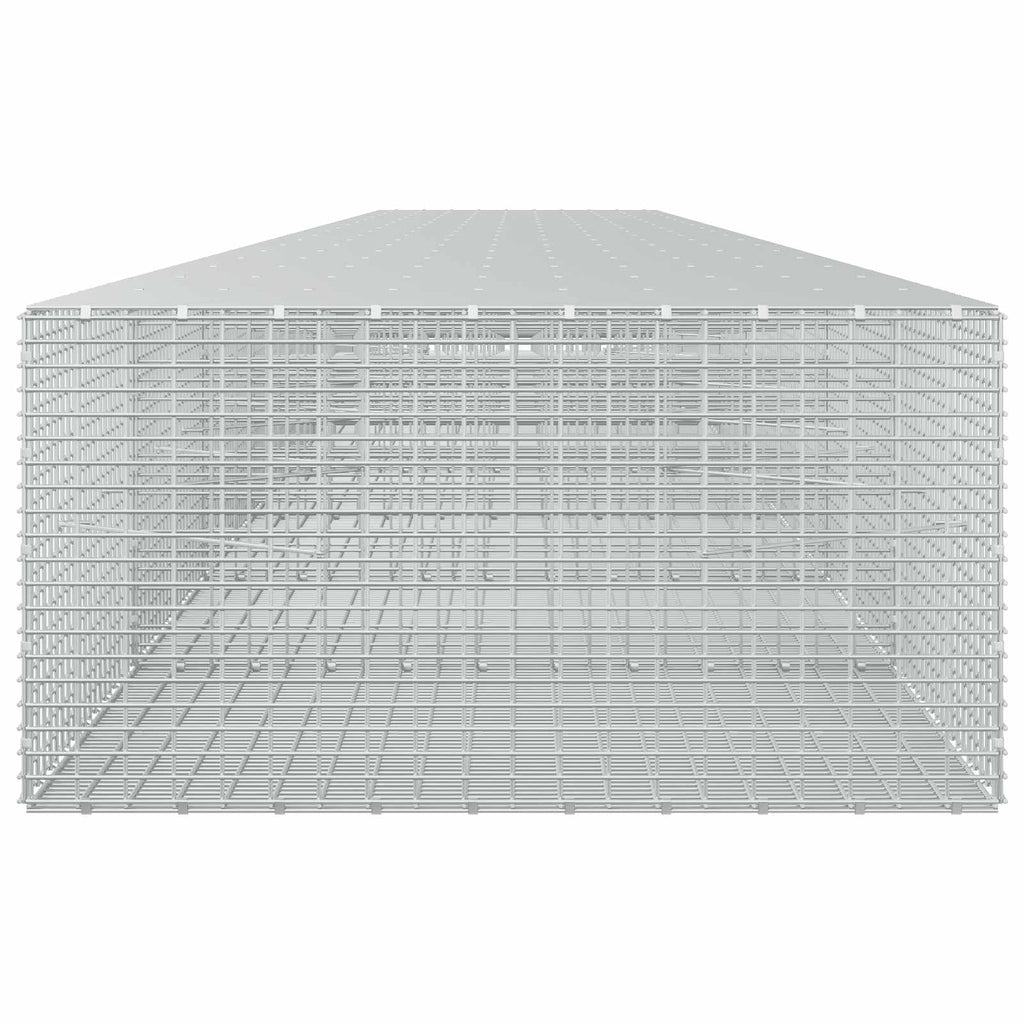 vidaXL Gabion z drutu 3,5 mm i siatką 5x2,5 cm 900x100x50 cm