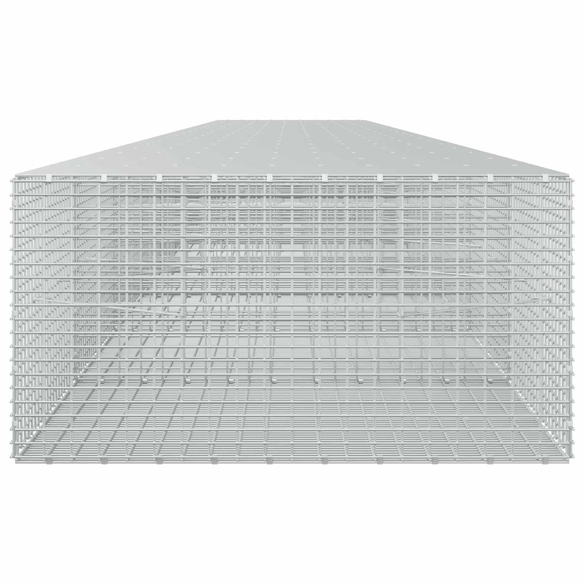 vidaXL Gabion z drutu 3,5 mm i siatką 5x2,5 cm 1000x100x50 cm