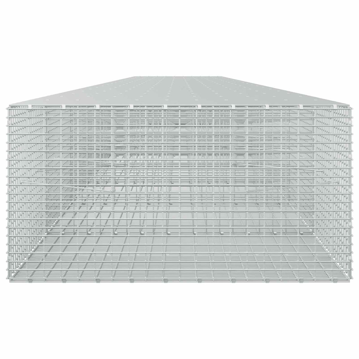 vidaXL Gabion z drutu 3,5 mm i siatką 5x2,5 cm 1050x100x50 cm
