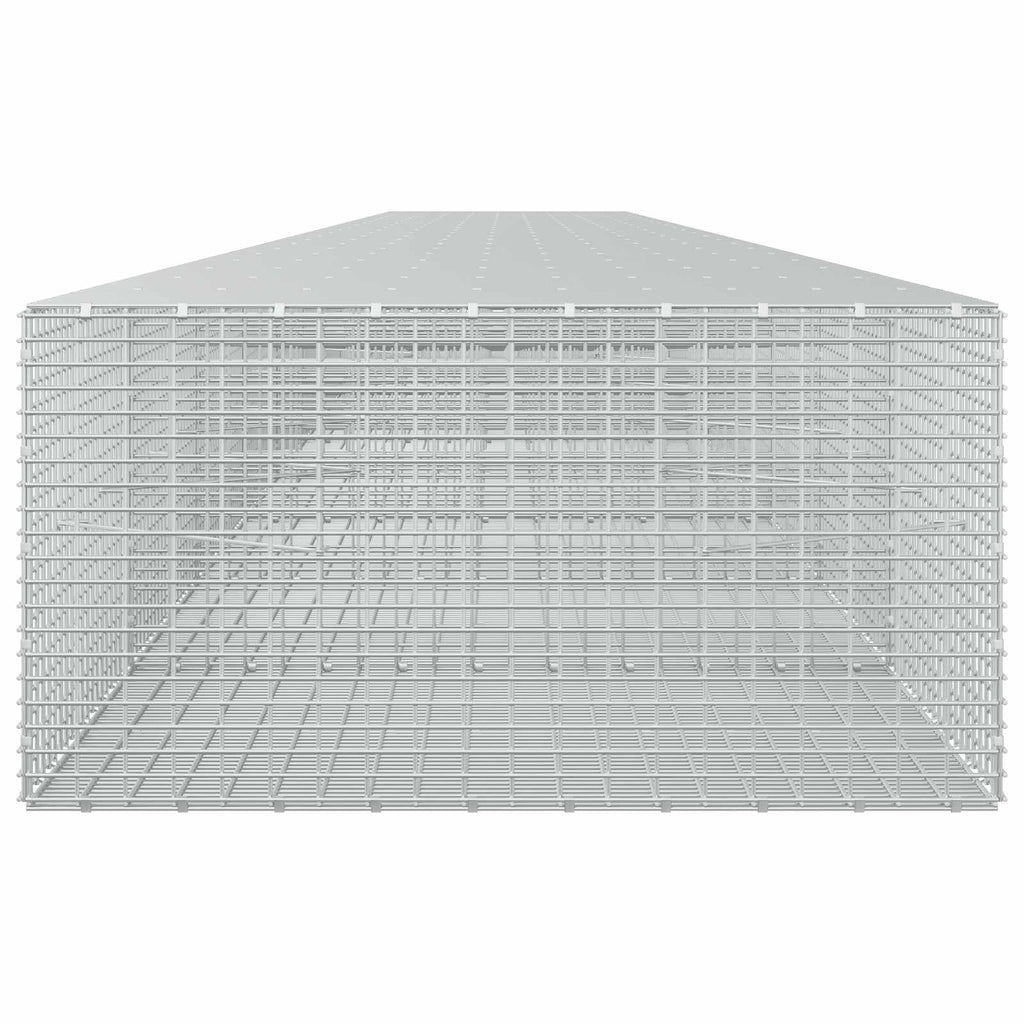 vidaXL Gabion z drutu 3,5 mm i siatką 5x2,5 cm 1100x100x50 cm