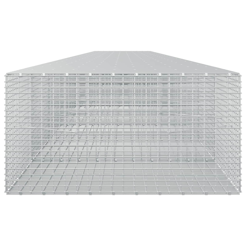 vidaXL Gabion z drutu 3,5 mm i siatką 5x2,5 cm 1150x100x50 cm
