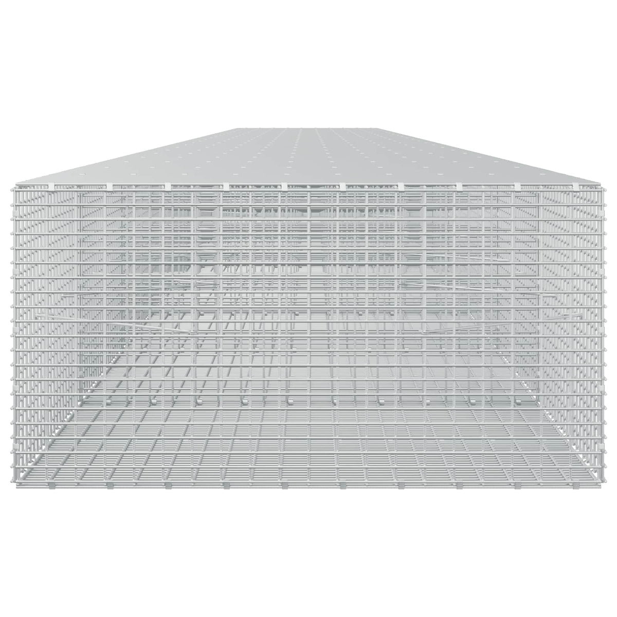 vidaXL Gabion z drutu 3,5 mm i siatką 5x2,5 cm 1150x100x50 cm