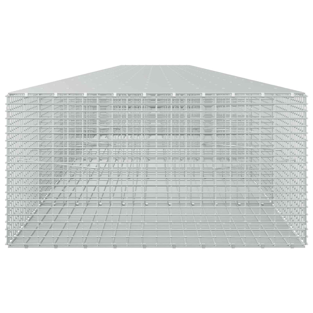 vidaXL Gabion z drutu 3,5 mm i siatką 5x2,5 cm 1200x100x50 cm