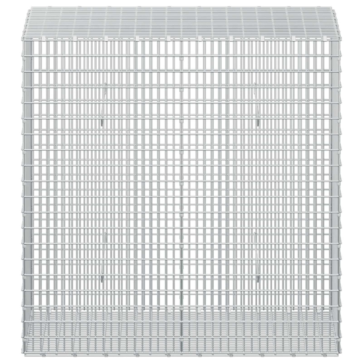 vidaXL Gabion z drutu 3,5 mm i siatką 5x2,5 cm 50x100x100 cm