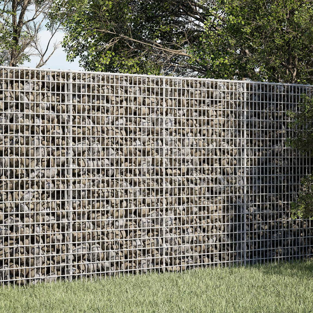 vidaXL Gabion z drutu 3,5 mm i siatką 5x2,5 cm 100x100x100 cm