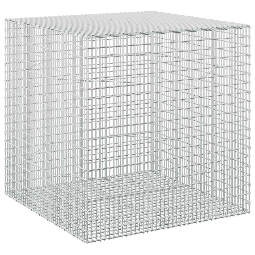 vidaXL Gabion z drutu 3,5 mm i siatką 5x2,5 cm 100x100x100 cm