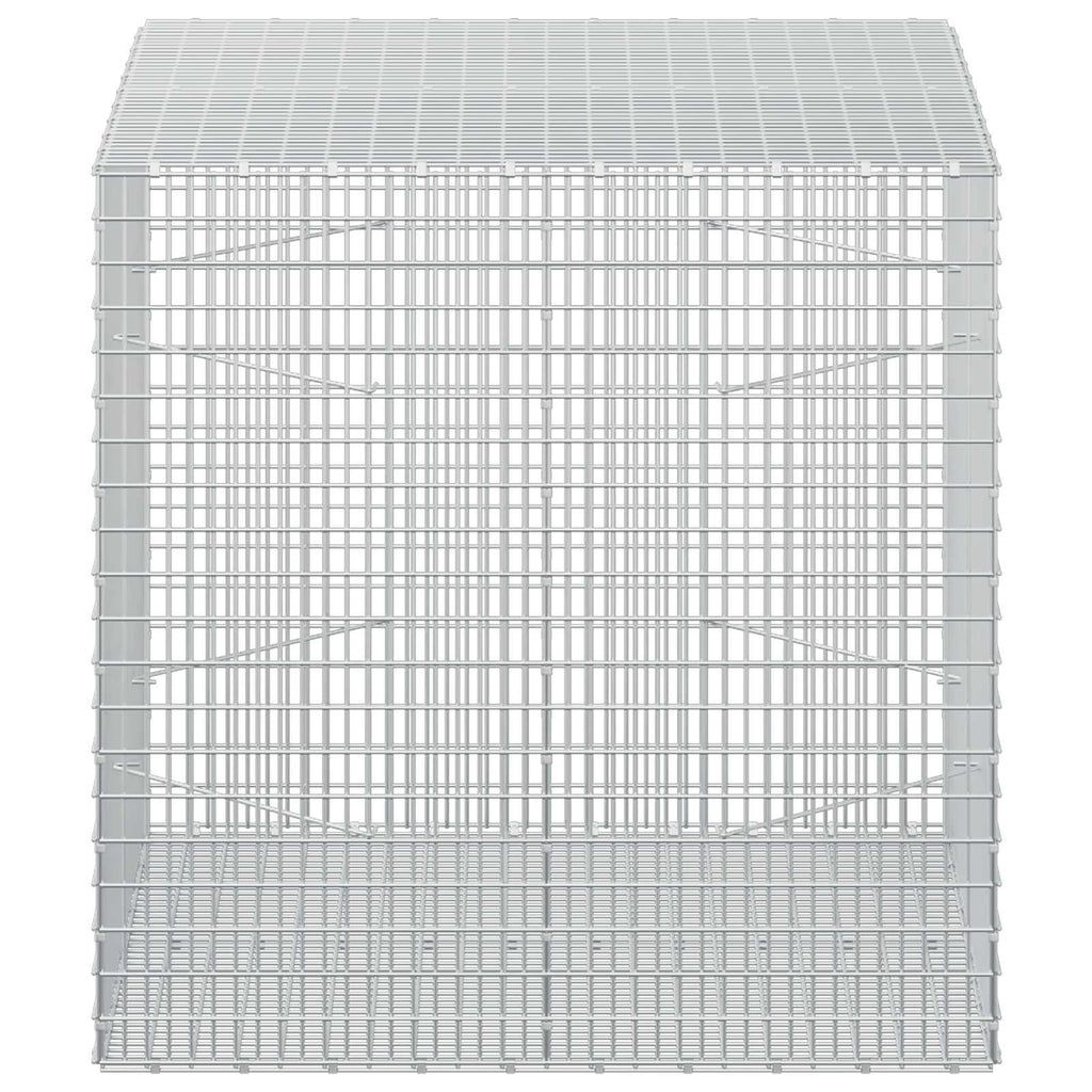 vidaXL Gabion z drutu 3,5 mm i siatką 5x2,5 cm 100x100x100 cm