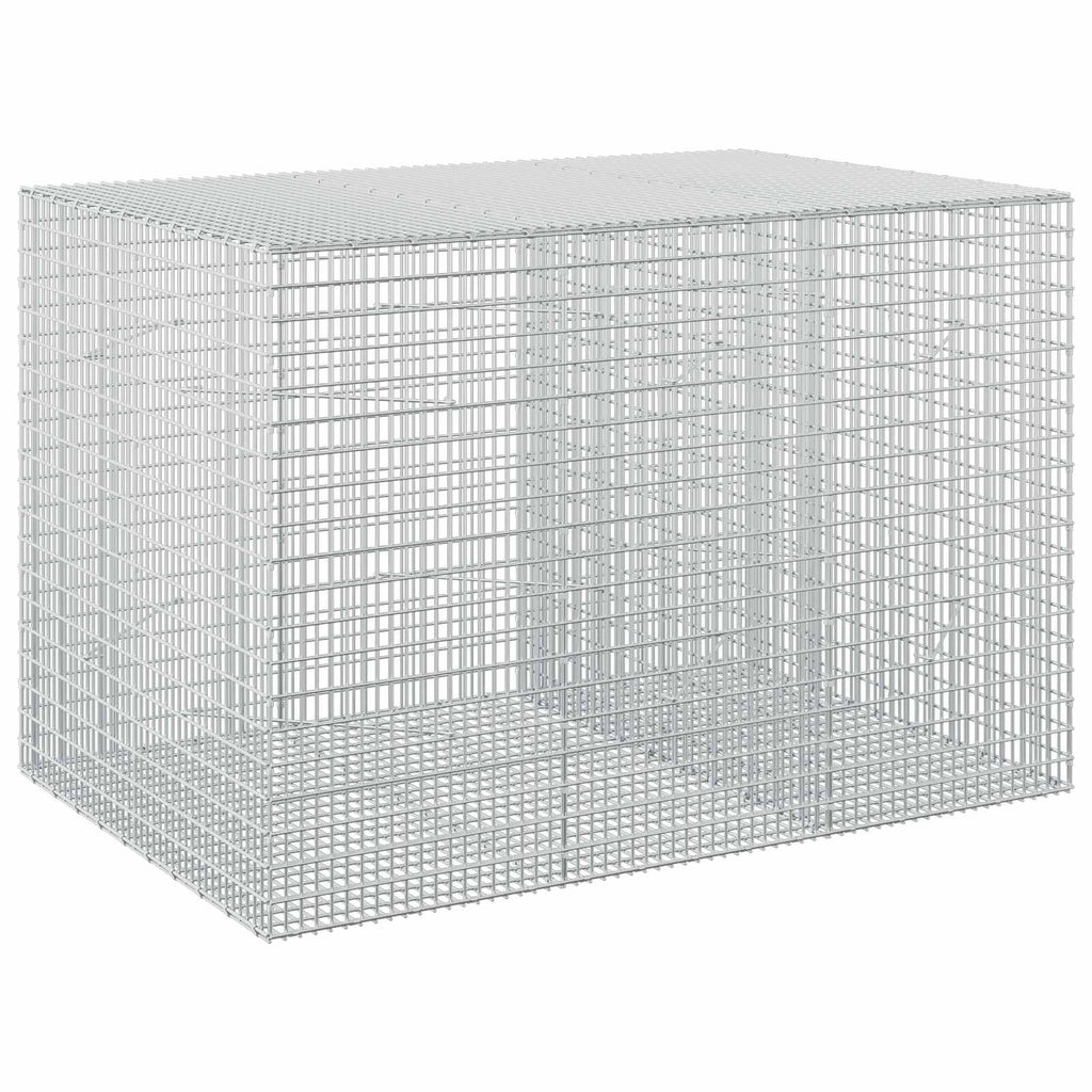 vidaXL Gabion z drutu 3,5 mm i siatką 5x2,5 cm 150x100x100 cm