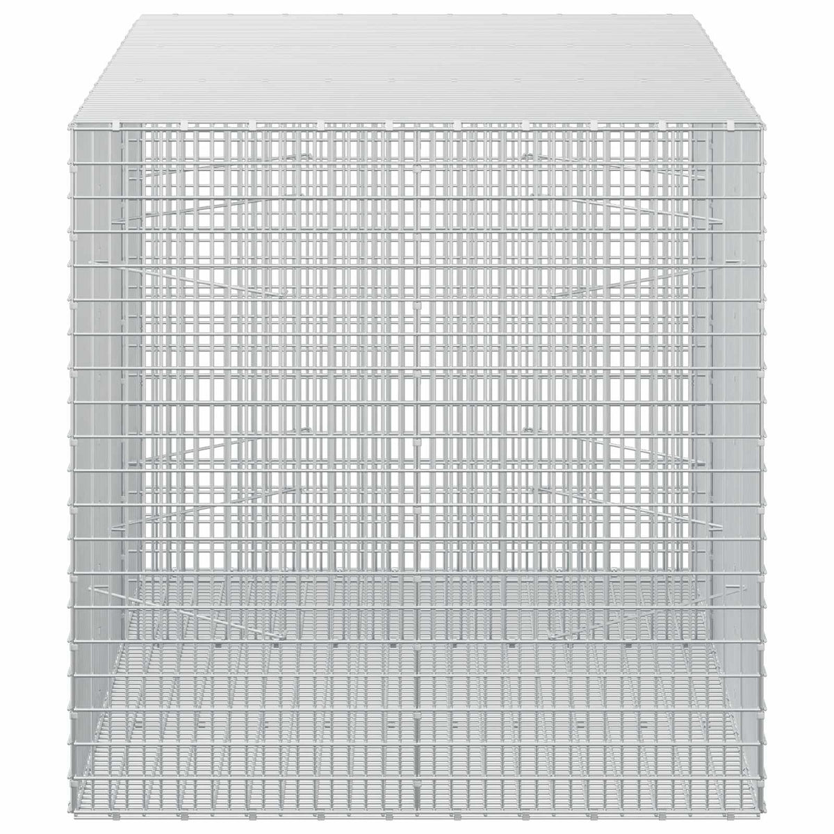 vidaXL Gabion z drutu 3,5 mm i siatką 5x2,5 cm 150x100x100 cm