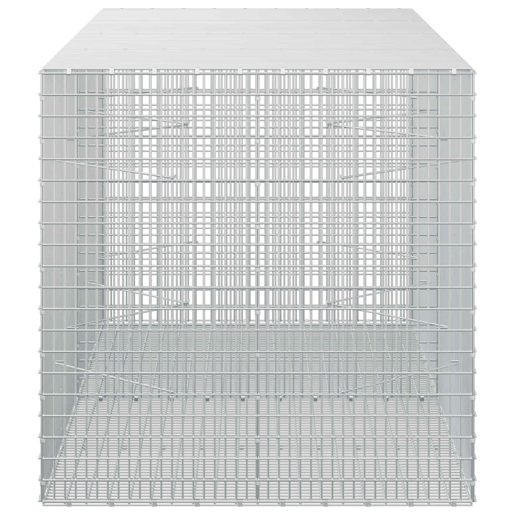 vidaXL Gabion z drutu 3,5 mm i siatką 5x2,5 cm 200x100x100 cm