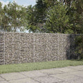 vidaXL Gabion z drutu 3,5 mm i siatką 5x2,5 cm 300x100x100 cm