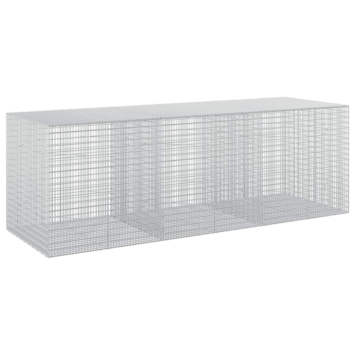 vidaXL Gabion z drutu 3,5 mm i siatką 5x2,5 cm 300x100x100 cm