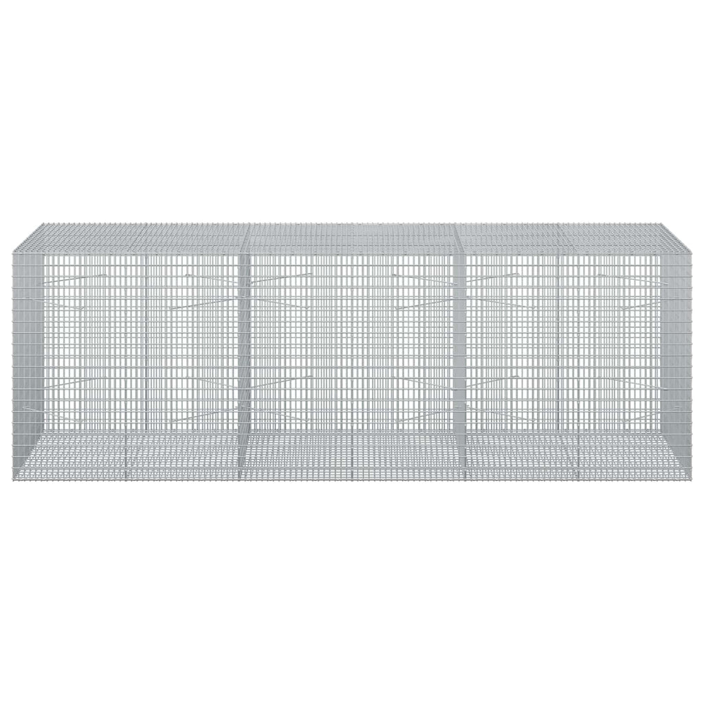 vidaXL Gabion z drutu 3,5 mm i siatką 5x2,5 cm 300x100x100 cm