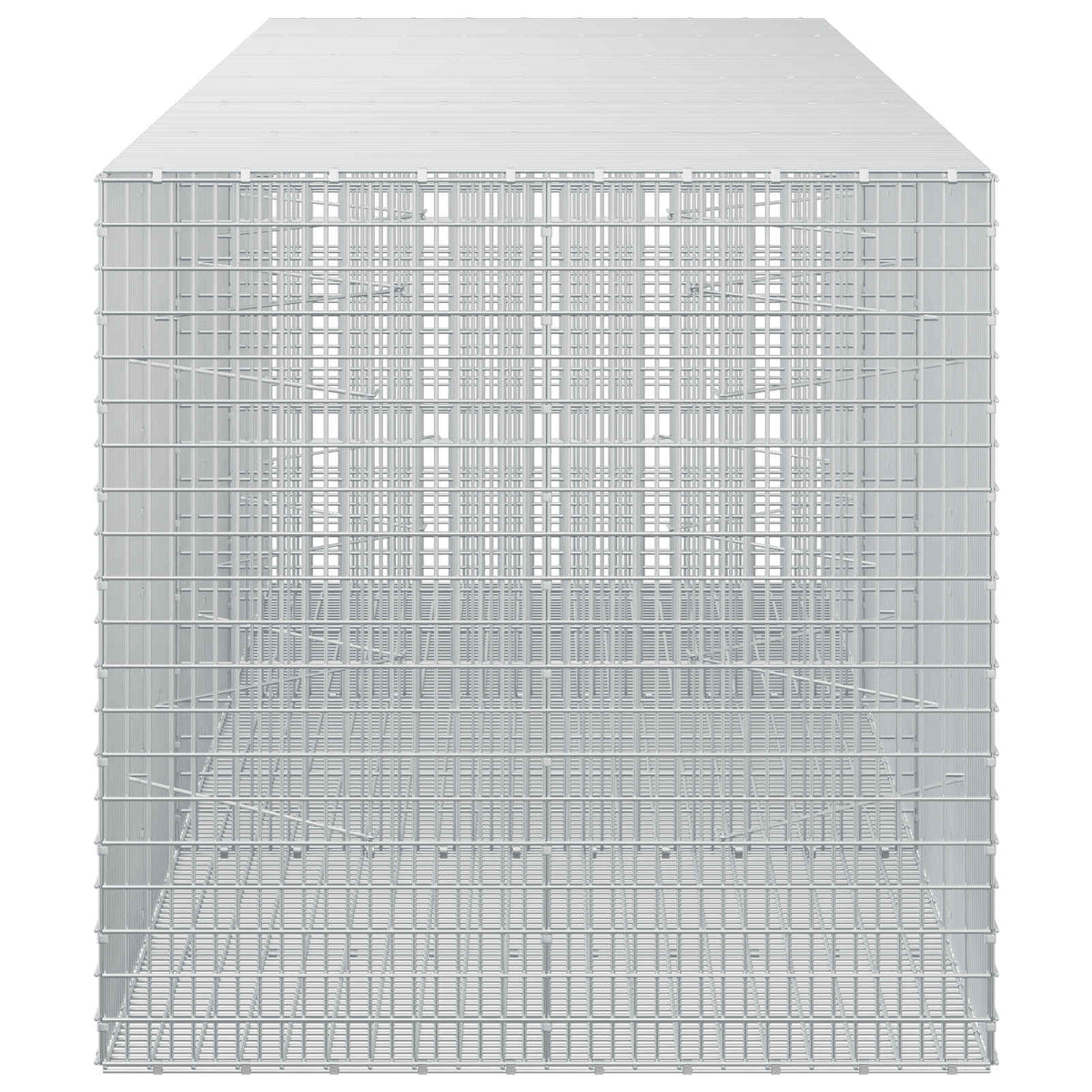 vidaXL Gabion z drutu 3,5 mm i siatką 5x2,5 cm 300x100x100 cm