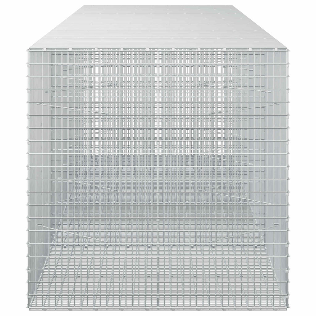 vidaXL Gabion z drutu 3,5 mm i siatką 5x2,5 cm 350x100x100 cm