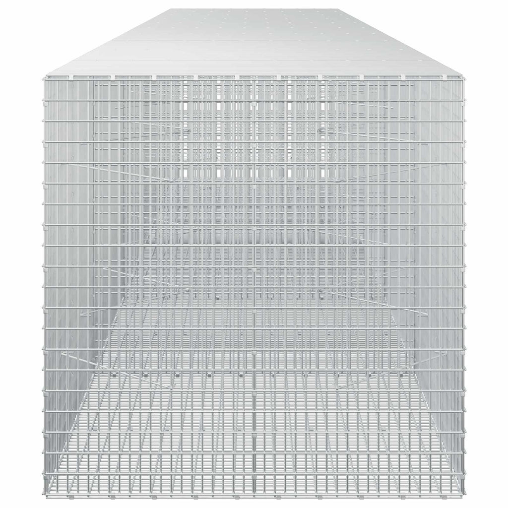vidaXL Gabion z drutu 3,5 mm i siatką 5x2,5 cm 500x100x100 cm
