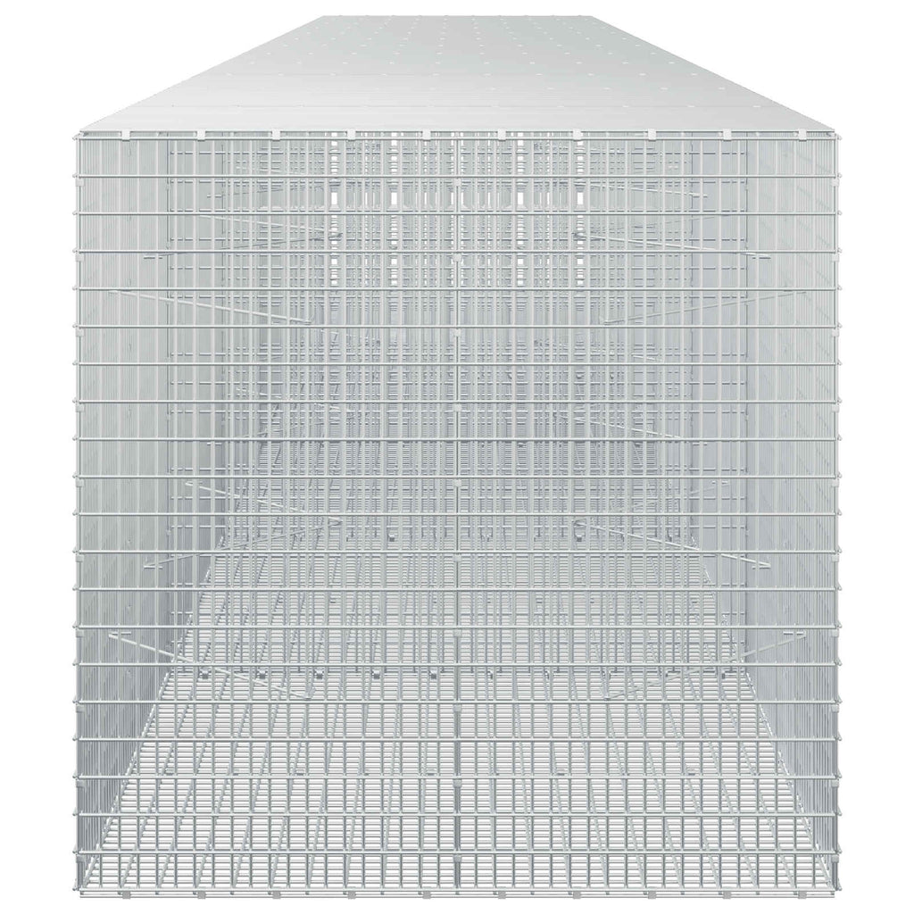 vidaXL Gabion z drutu 3,5 mm i siatką 5x2,5 cm 600x100x100 cm