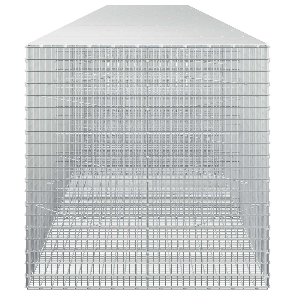 vidaXL Gabion z drutu 3,5 mm i siatką 5x2,5 cm 650x100x100 cm