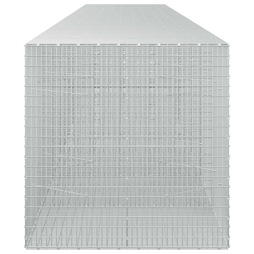 vidaXL Gabion z drutu 3,5 mm i siatką 5x2,5 cm 850x100x100 cm