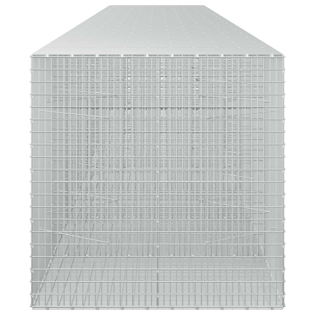 vidaXL Gabion z drutu 3,5 mm i siatką 5x2,5 cm 900x100x100 cm