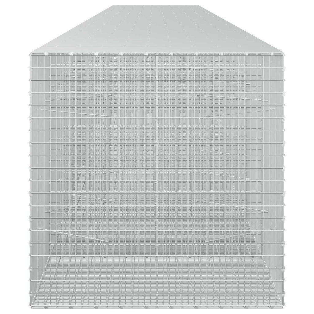 vidaXL Gabion z drutu 3,5 mm i siatką 5x2,5 cm 1050x100x100 cm