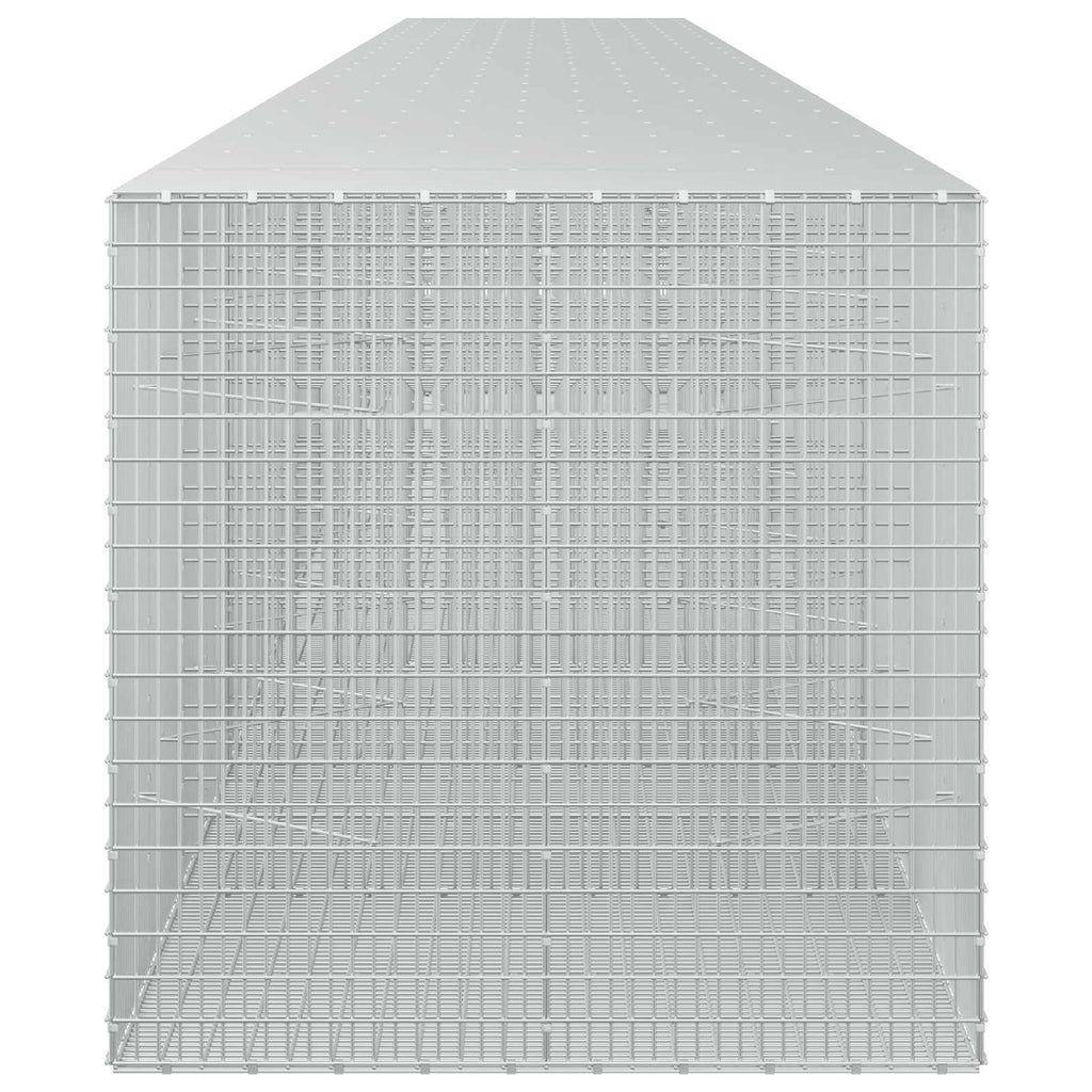 vidaXL Gabion z drutu 3,5 mm i siatką 5x2,5 cm 1150x100x100 cm