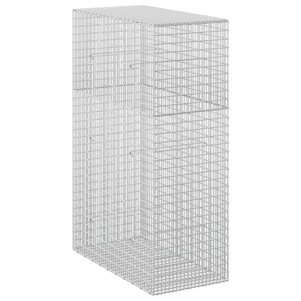 vidaXL Gabion z drutu 3,5 mm i siatką 5x2,5 cm 50x100x150 cm
