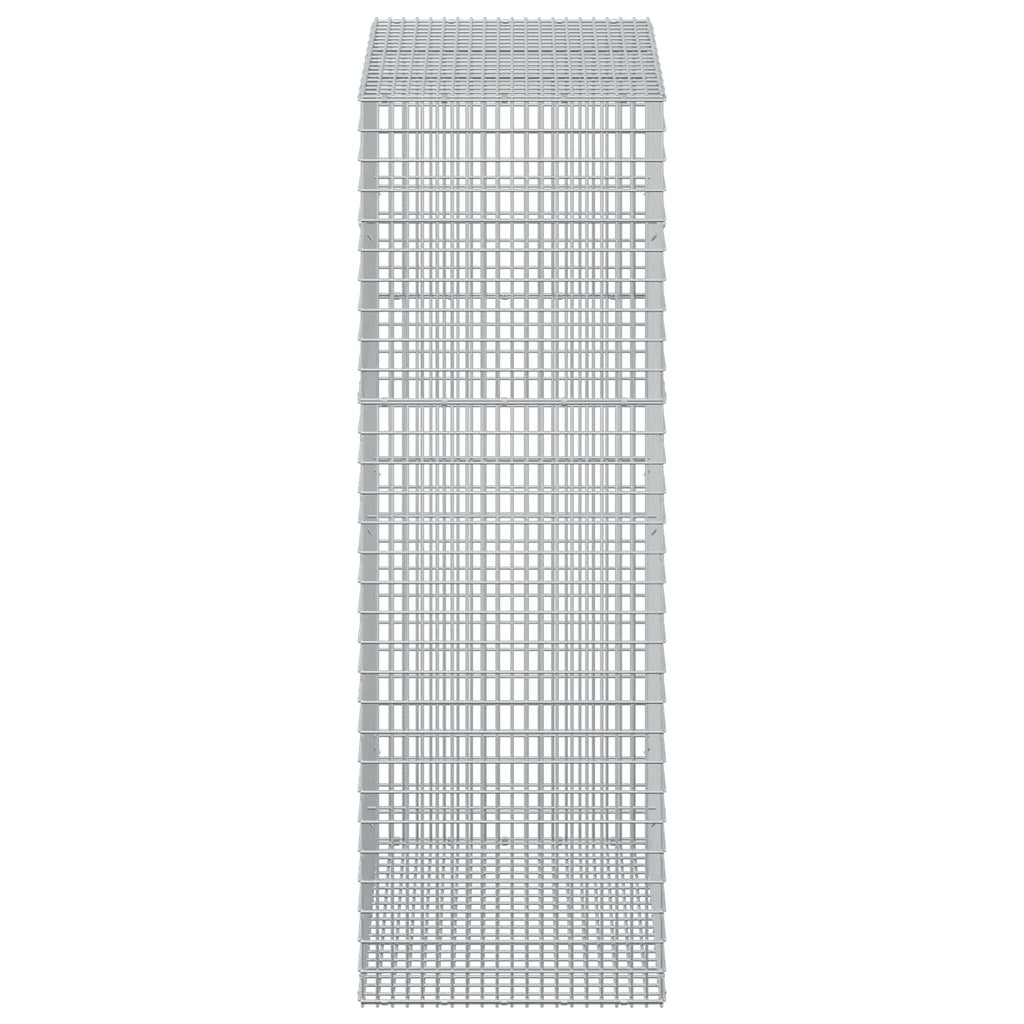 vidaXL Gabion z drutu 3,5 mm i siatką 5x2,5 cm 50x100x150 cm