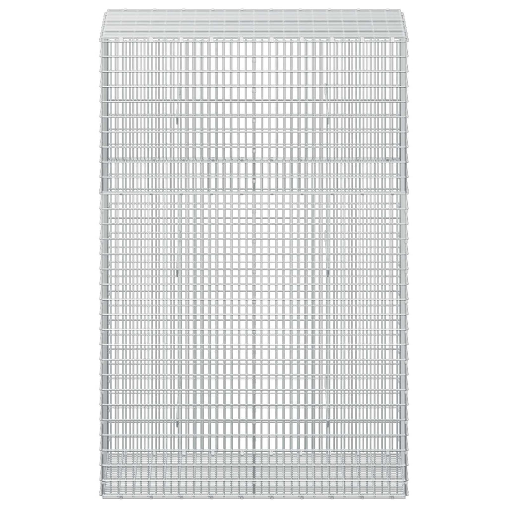 vidaXL Gabion z drutu 3,5 mm i siatką 5x2,5 cm 50x100x150 cm