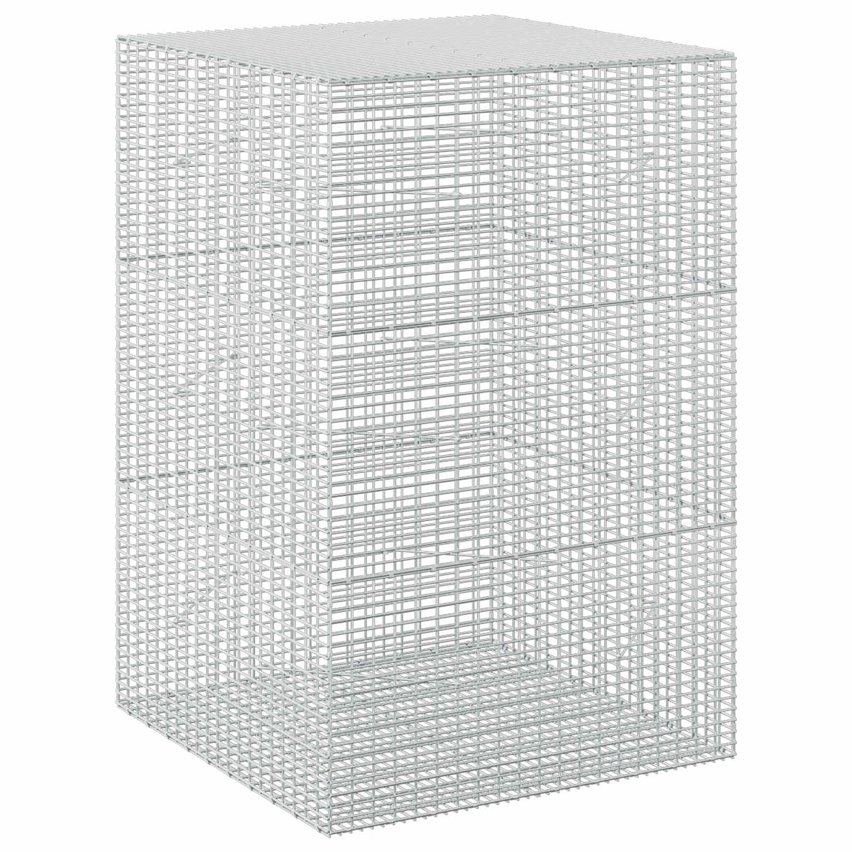 vidaXL Gabion z drutu 3,5 mm i siatką 5x2,5 cm 100x100x150 cm