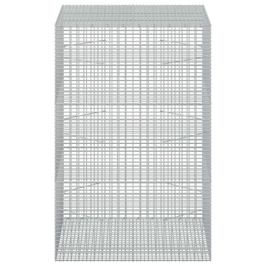 vidaXL Gabion z drutu 3,5 mm i siatką 5x2,5 cm 100x100x150 cm