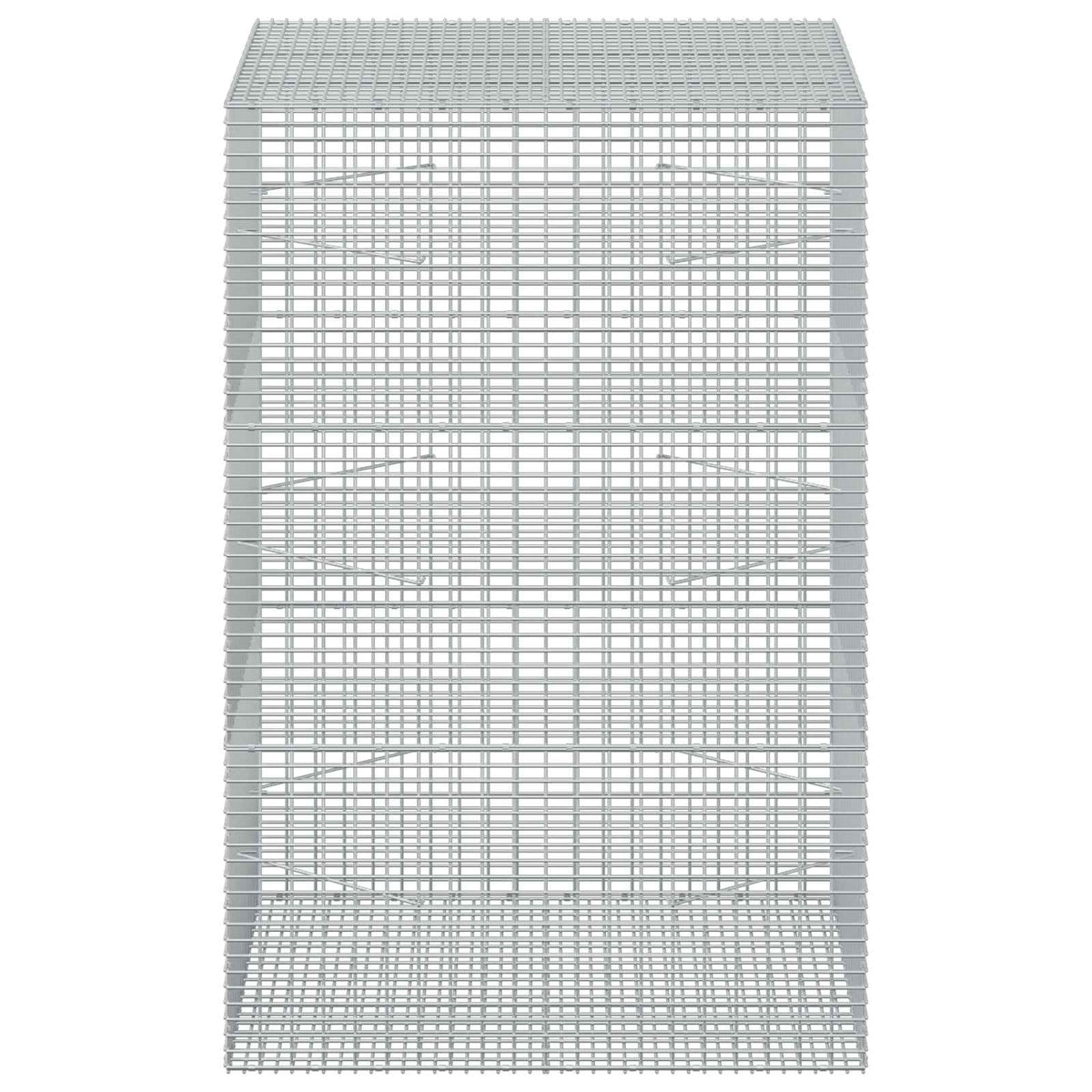 vidaXL Gabion z drutu 3,5 mm i siatką 5x2,5 cm 100x100x150 cm