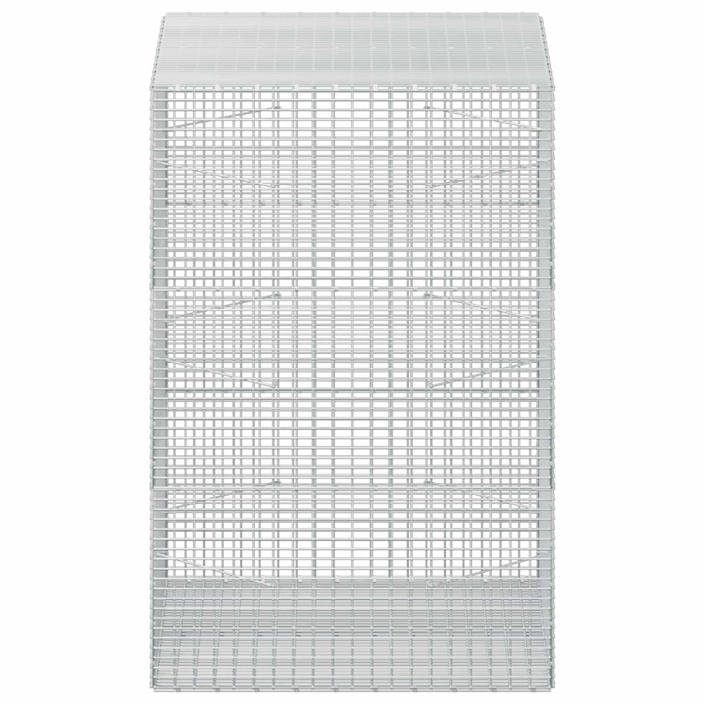 vidaXL Gabion z drutu 3,5 mm i siatką 5x2,5 cm 100x100x150 cm