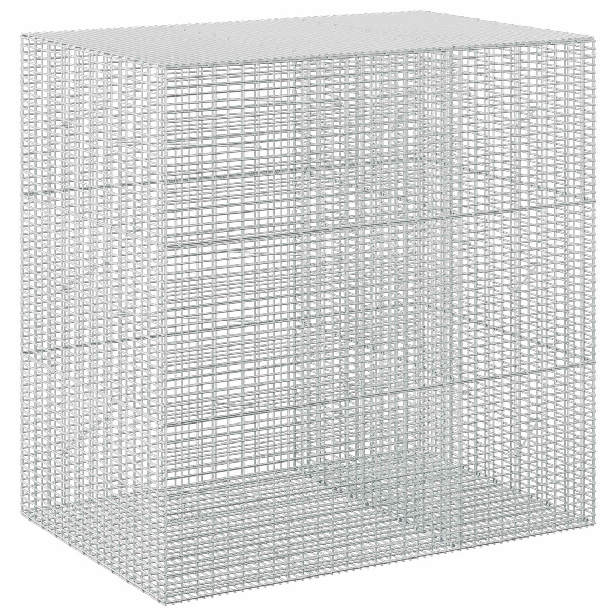 vidaXL Gabion z drutu 3,5 mm i siatką 5x2,5 cm 150x100x150 cm