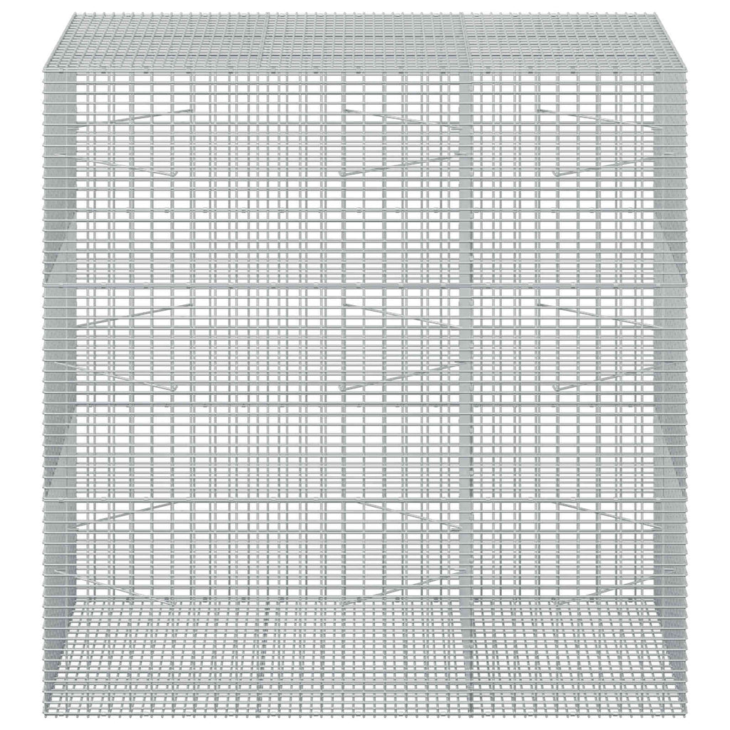 vidaXL Gabion z drutu 3,5 mm i siatką 5x2,5 cm 150x100x150 cm