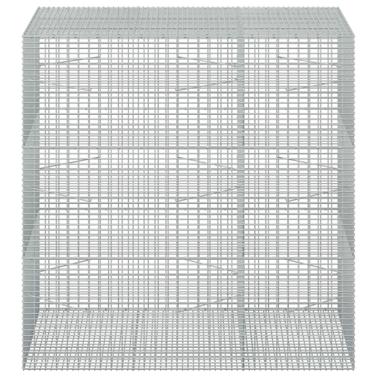 vidaXL Gabion z drutu 3,5 mm i siatką 5x2,5 cm 150x100x150 cm