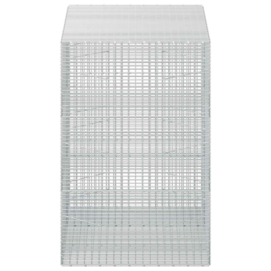 vidaXL Gabion z drutu 3,5 mm i siatką 5x2,5 cm 150x100x150 cm