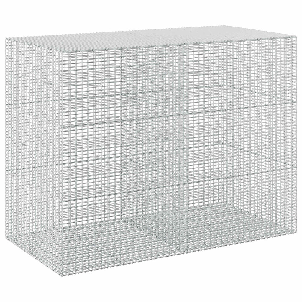 vidaXL Gabion z drutu 3,5 mm i siatką 5x2,5 cm 200x100x150 cm