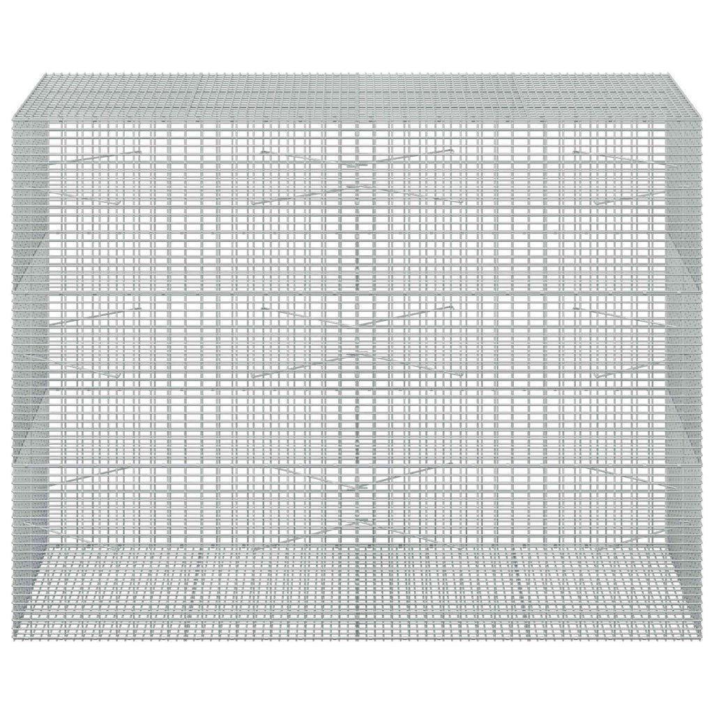 vidaXL Gabion z drutu 3,5 mm i siatką 5x2,5 cm 200x100x150 cm