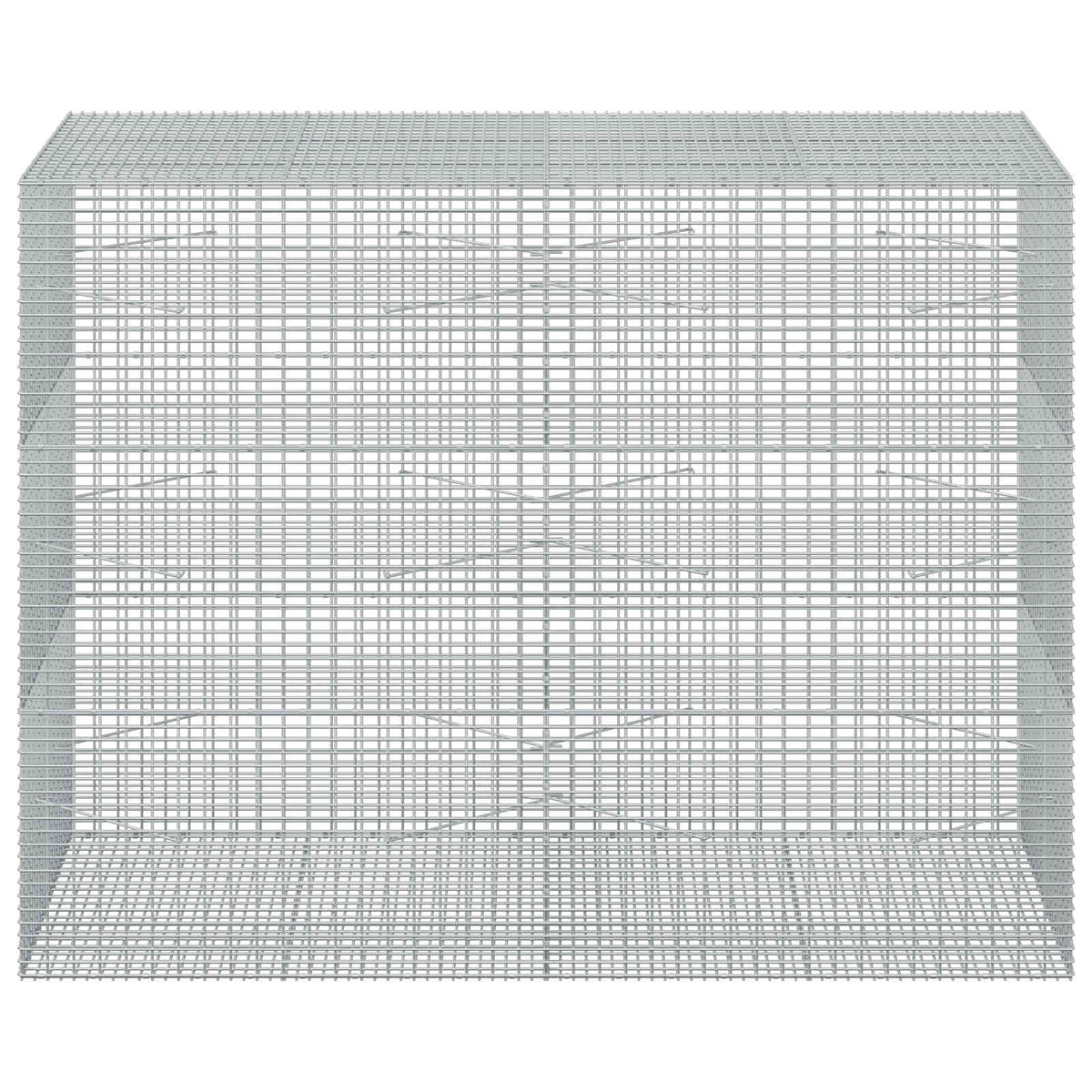 vidaXL Gabion z drutu 3,5 mm i siatką 5x2,5 cm 200x100x150 cm