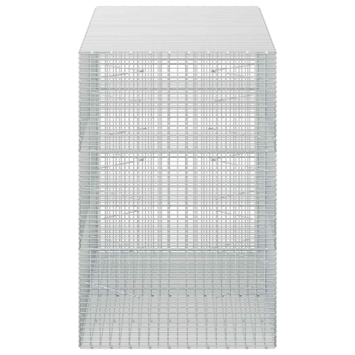 vidaXL Gabion z drutu 3,5 mm i siatką 5x2,5 cm 200x100x150 cm