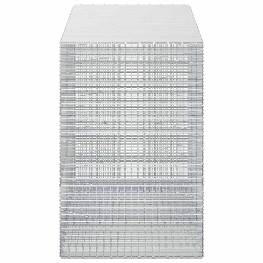 vidaXL Gabion z drutu 3,5 mm i siatką 5x2,5 cm 250x100x150 cm
