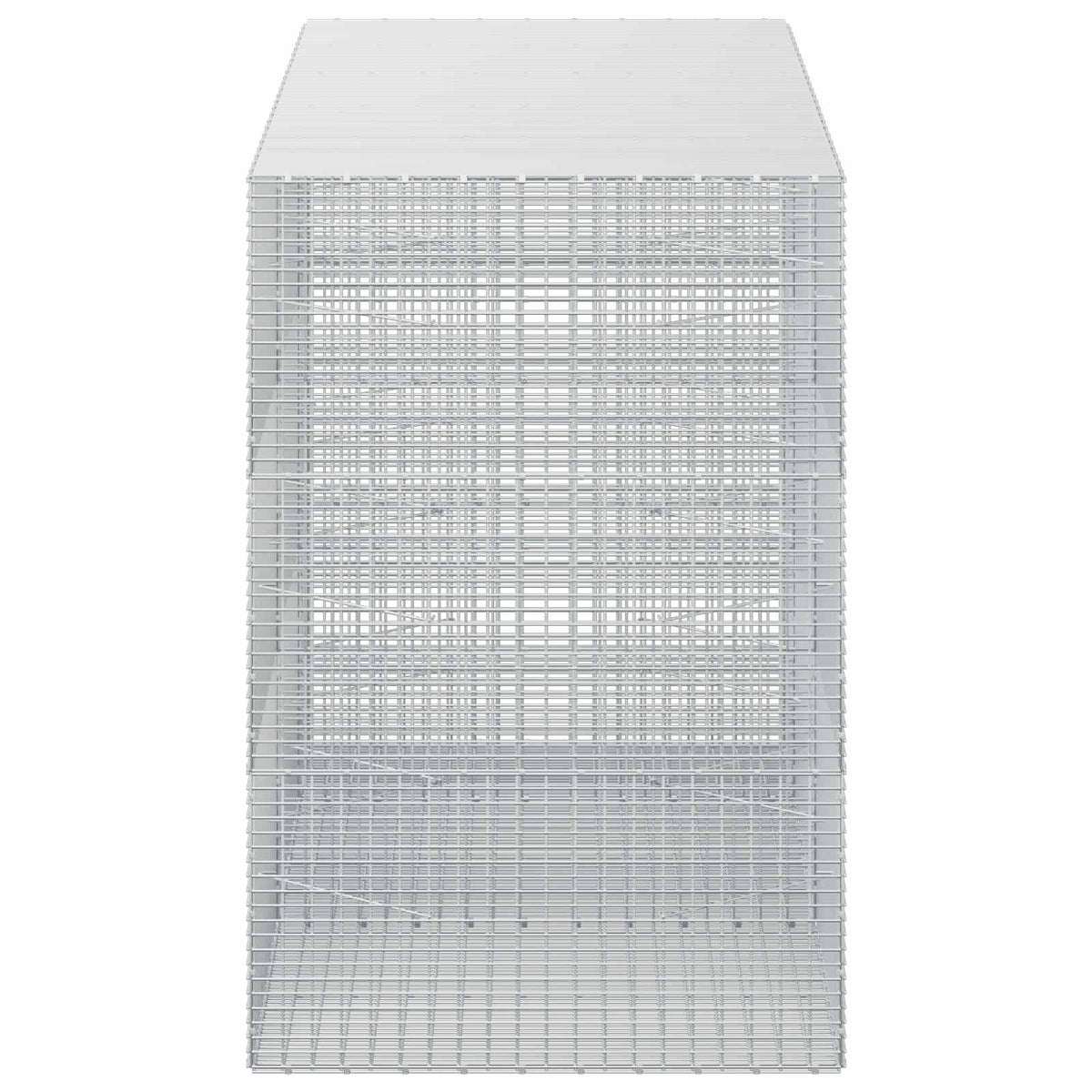 vidaXL Gabion z drutu 3,5 mm i siatką 5x2,5 cm 250x100x150 cm