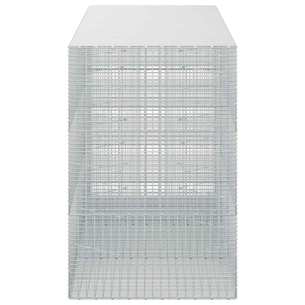 vidaXL Gabion z drutu 3,5 mm i siatką 5x2,5 cm 300x100x150 cm