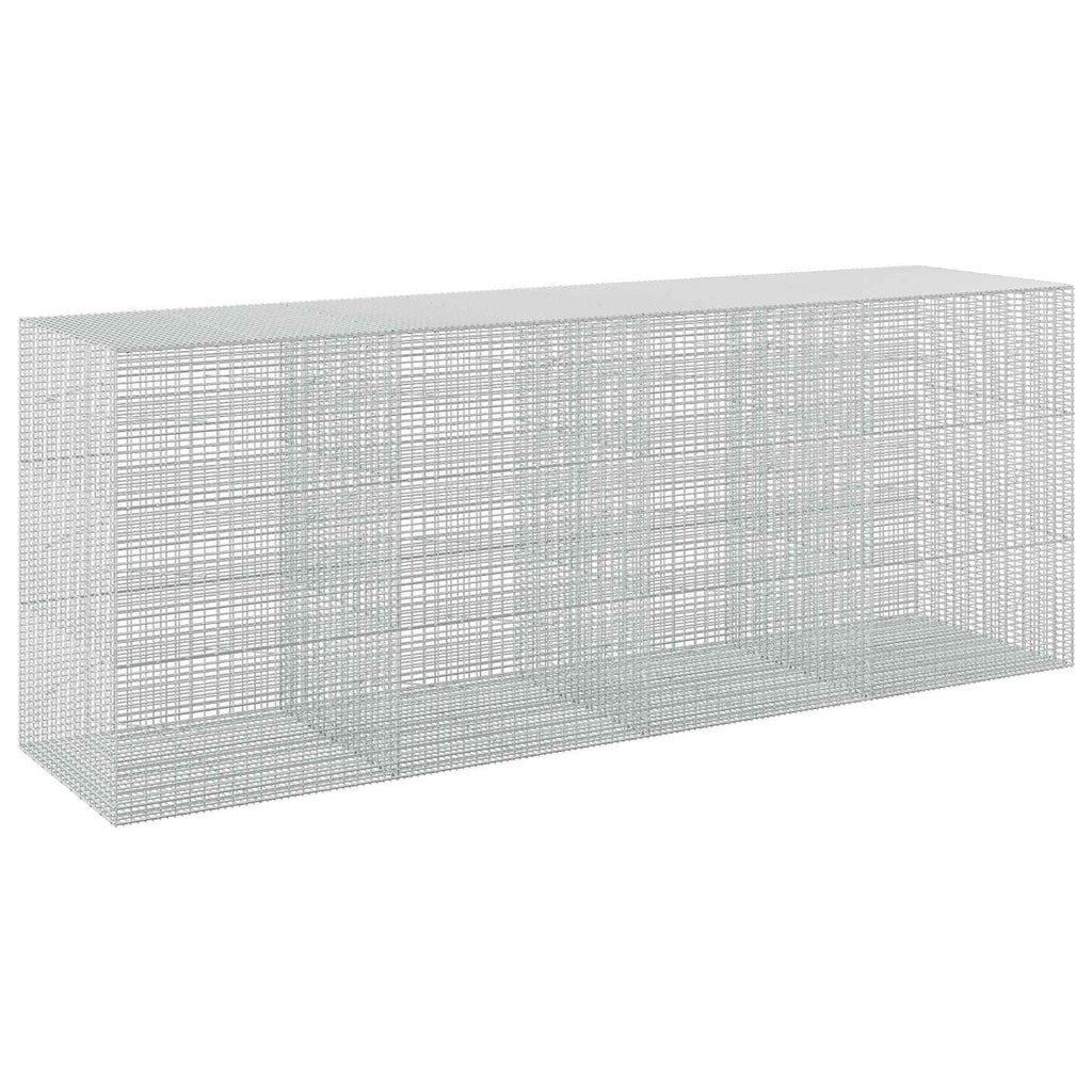 vidaXL Gabion z drutu 3,5 mm i siatką 5x2,5 cm 400x100x150 cm