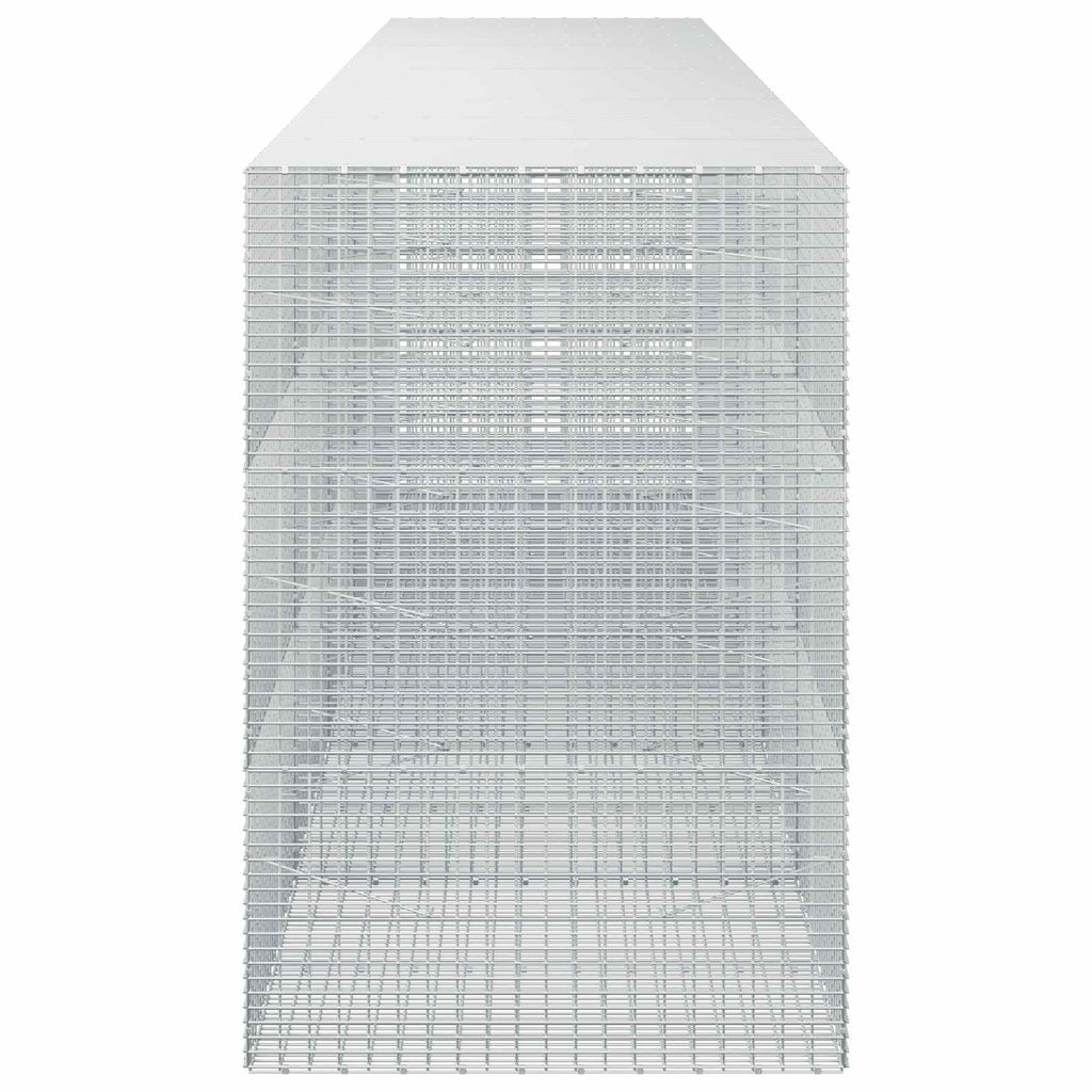vidaXL Gabion z drutu 3,5 mm i siatką 5x2,5 cm 500x100x150 cm