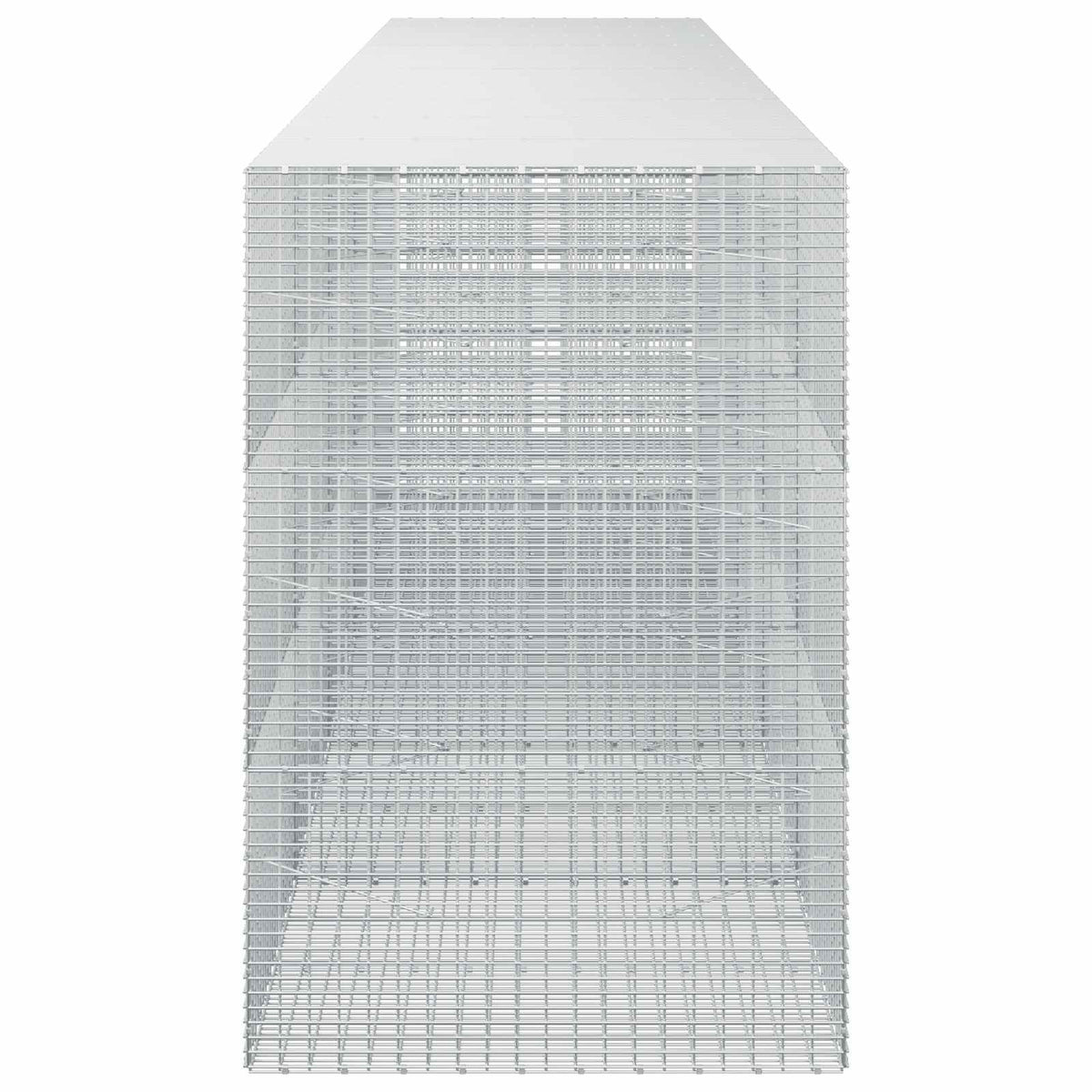 vidaXL Gabion z drutu 3,5 mm i siatką 5x2,5 cm 500x100x150 cm