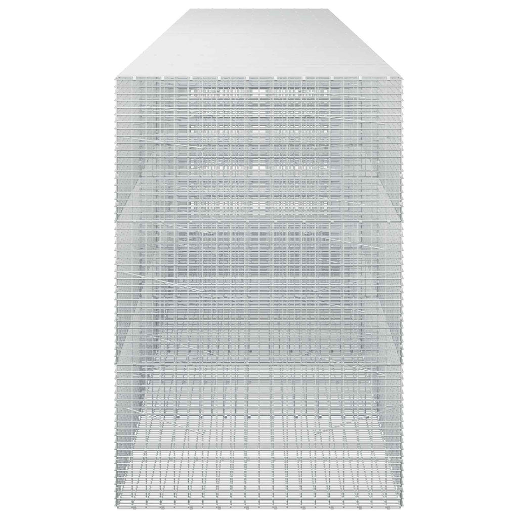 vidaXL Gabion z drutu 3,5 mm i siatką 5x2,5 cm 550x100x150 cm