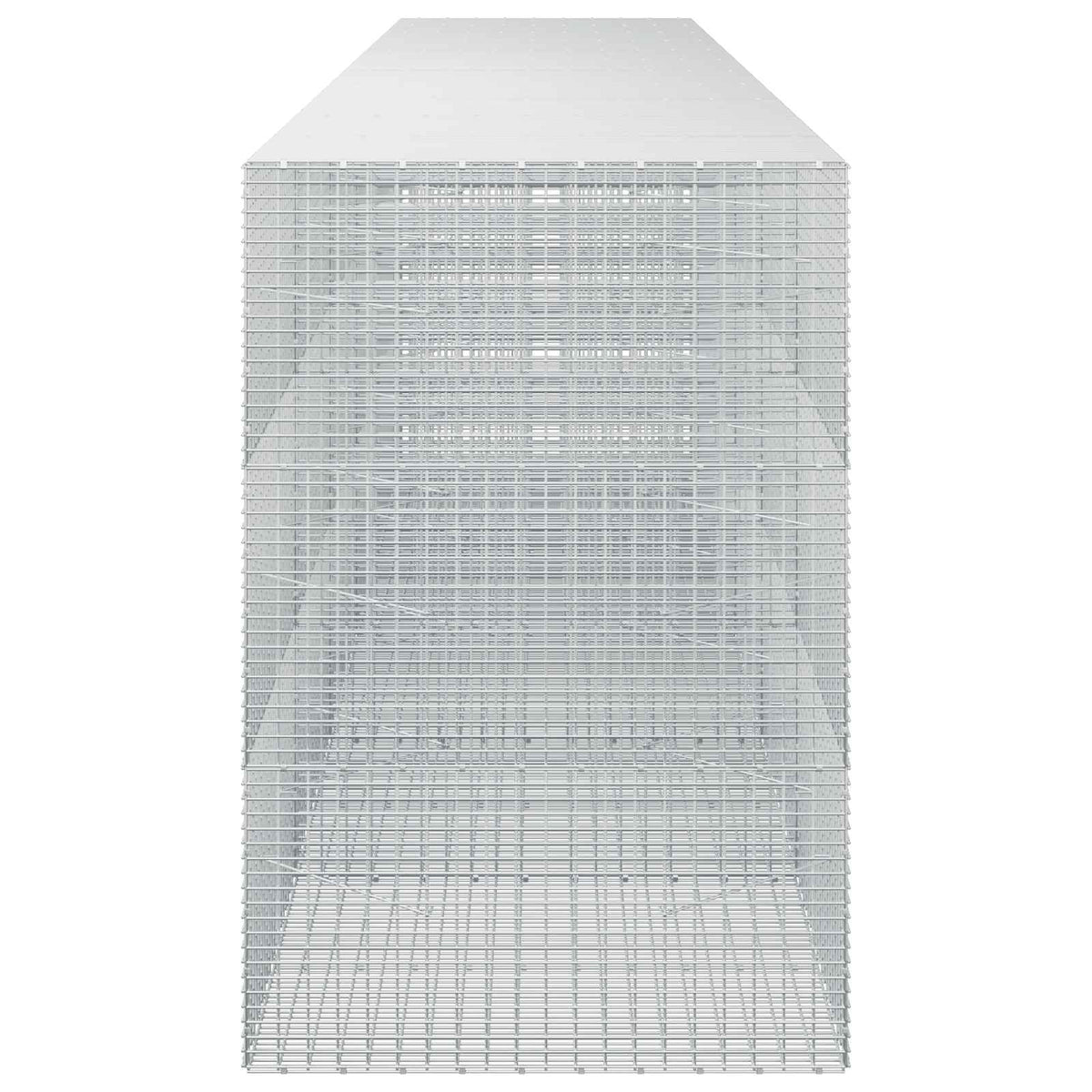 vidaXL Gabion z drutu 3,5 mm i siatką 5x2,5 cm 550x100x150 cm